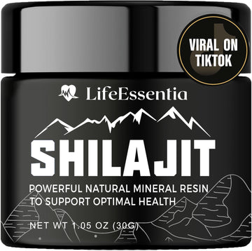 LifeEssentia® Shilajit Pure Himalayan Organic Resin Natural Shilajit Resin