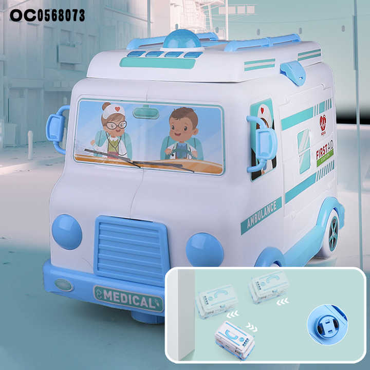 First-Aid Ambulance Car Doctor Toy Set