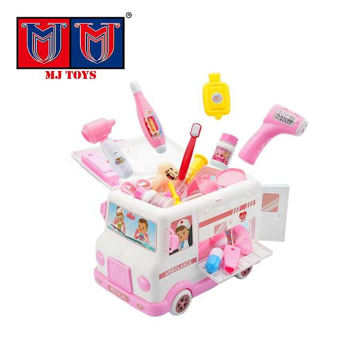 First-Aid Ambulance Car Doctor Toy Set